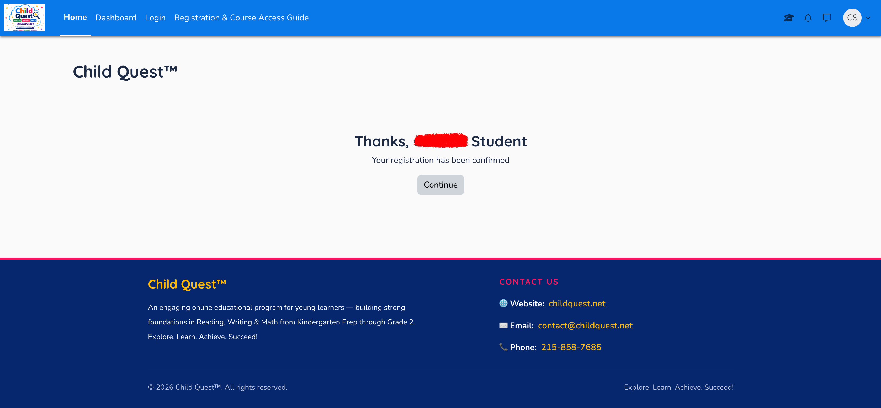 Confirm Your Registration
