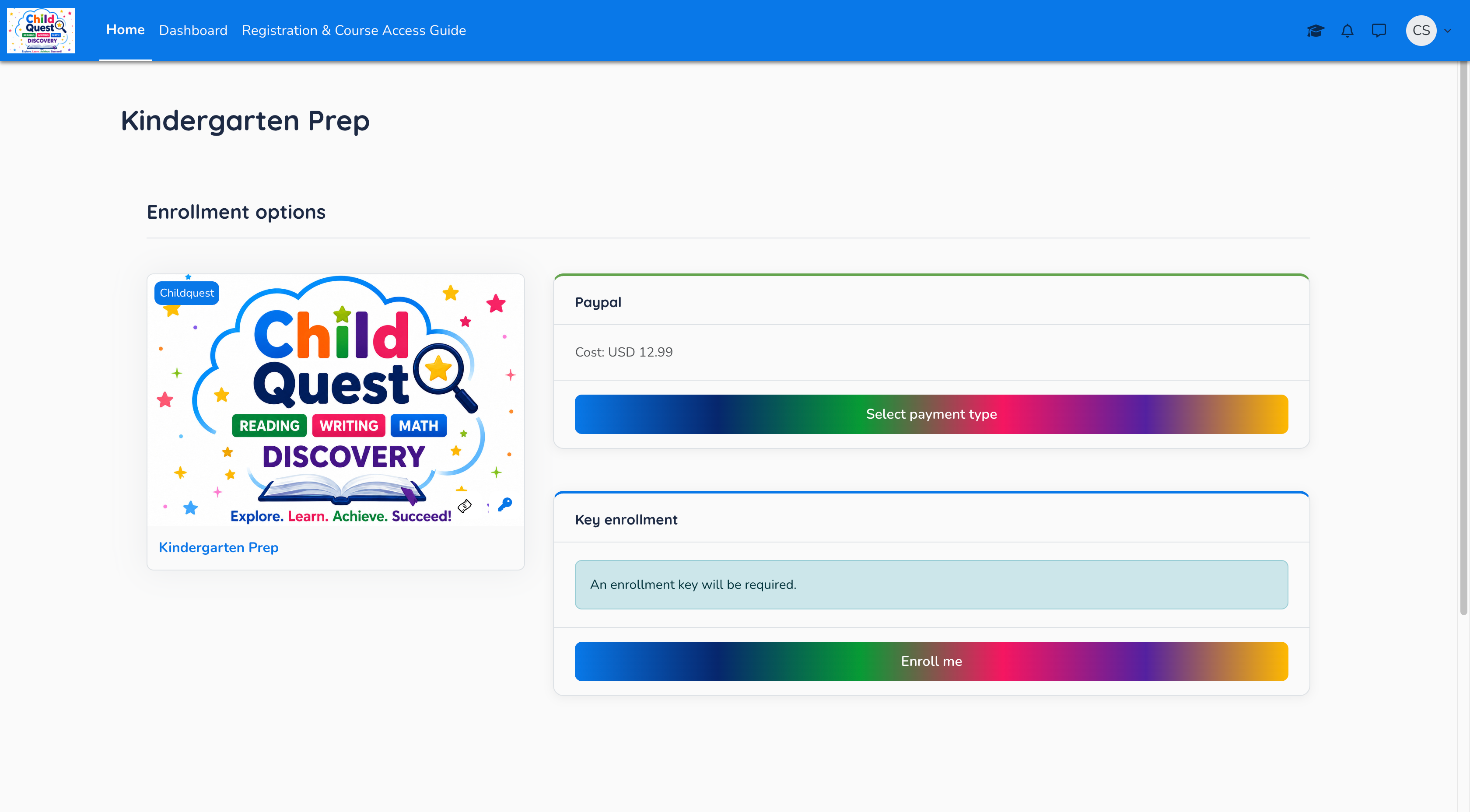Choose Enrollment Method